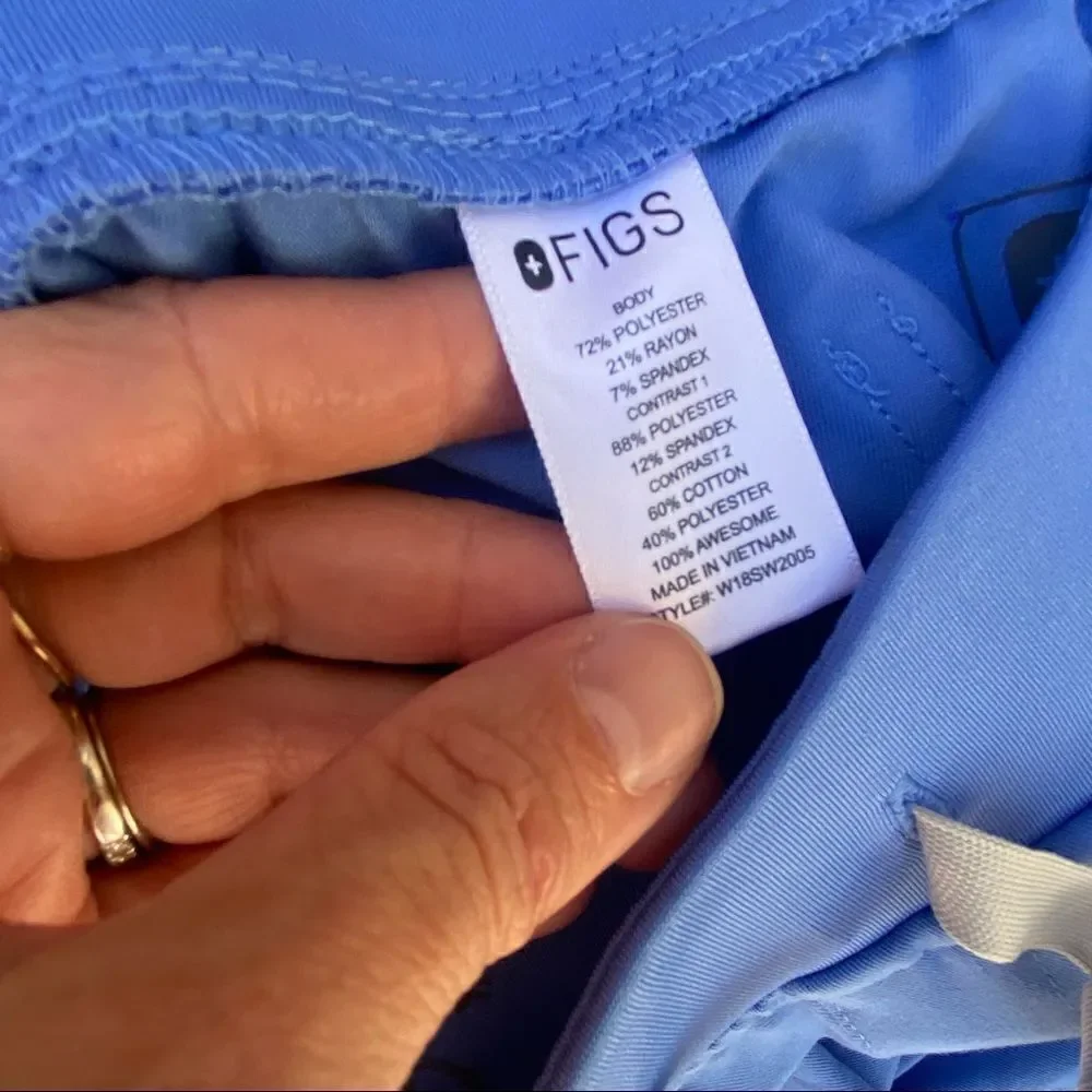 Figs blue pants size XXS